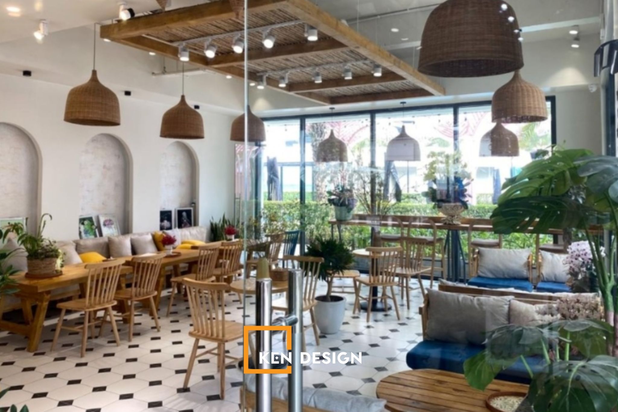 Mô hình quán cafe bình dân